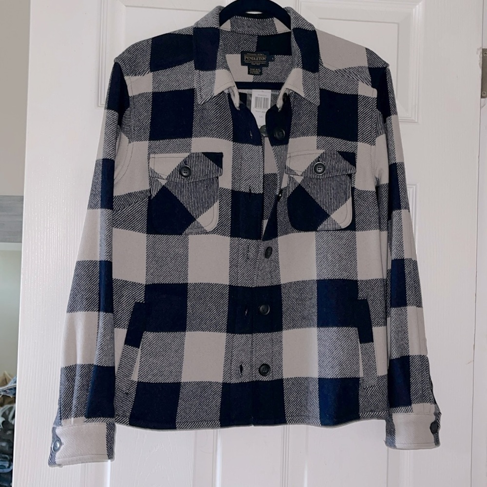 Pendleton wool shirt jacket
